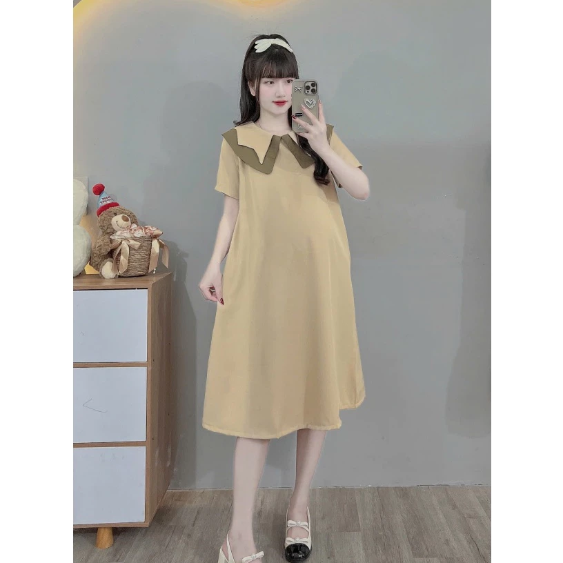 (Có size từ 45-100kg)Váy bầu,đầm bầu bigsize dáng công sở cực đẹp