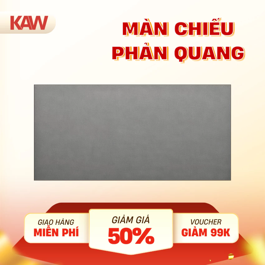 Màn hình chiếu phản quang dán tường chính hãng KAW