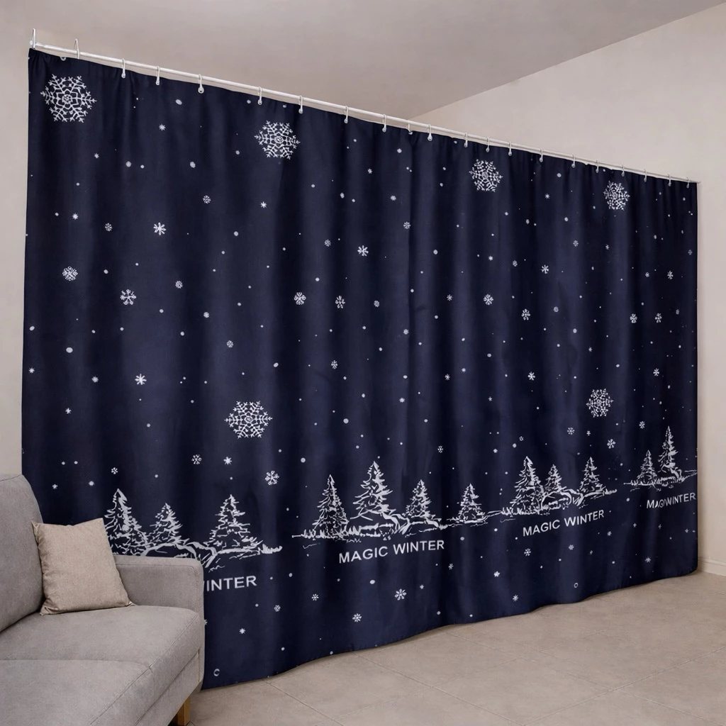 (kèm móc treo) RÈM CỬA, RIDO KÈM MÓC TREO TIỆN LỢI VẢI POLY NGĂN PHÒNG CHE NẮNG DECOR PHÒNG NGỦ