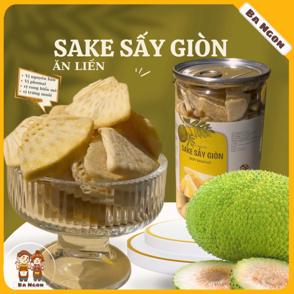 Sake sấy giòn - sản phẩm ăn liền