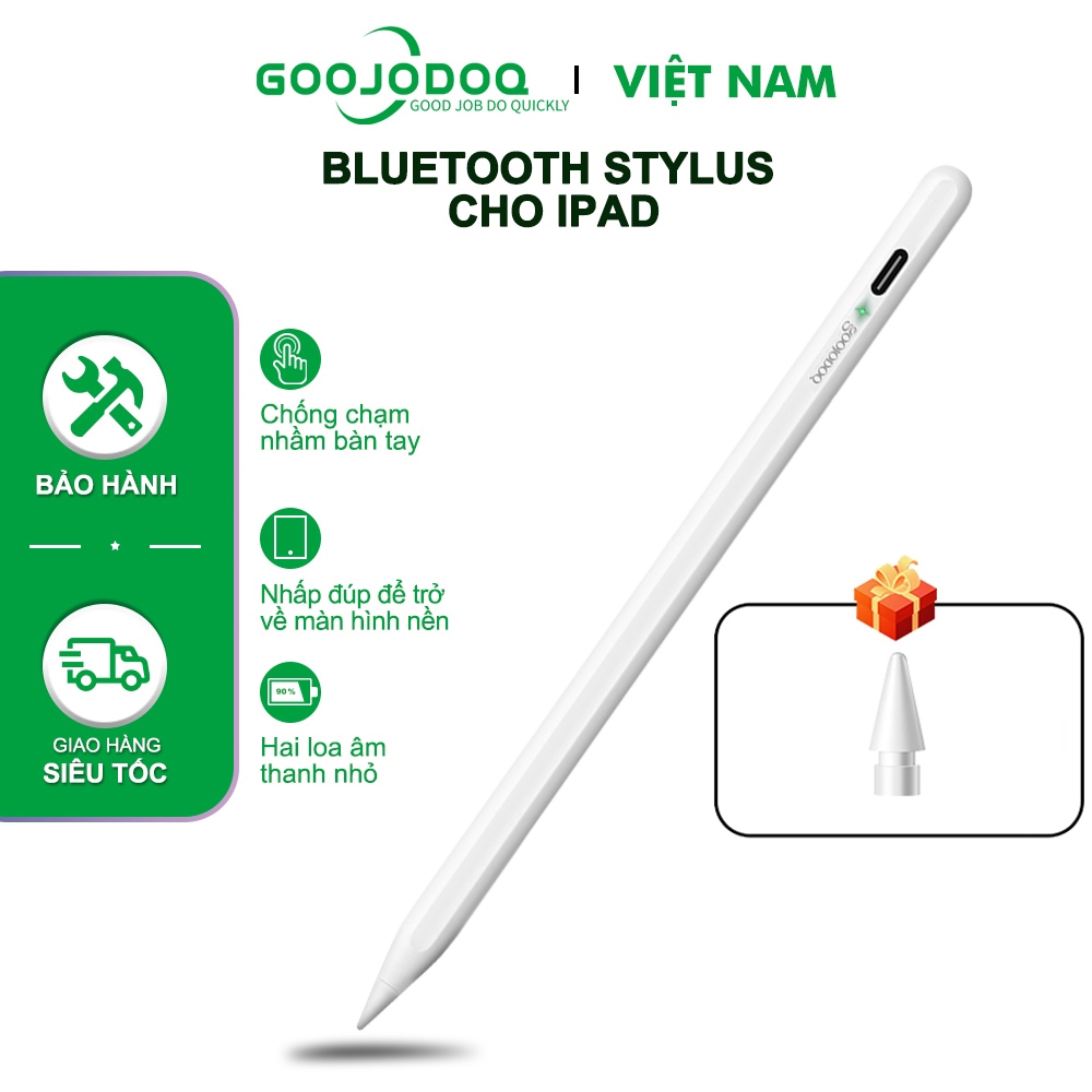 Bút cảm ứng GOOJODOQ cho Pad gen 9 8 7 6th Pro 11 12.9 2018-2023 2018 9.7 Mini…