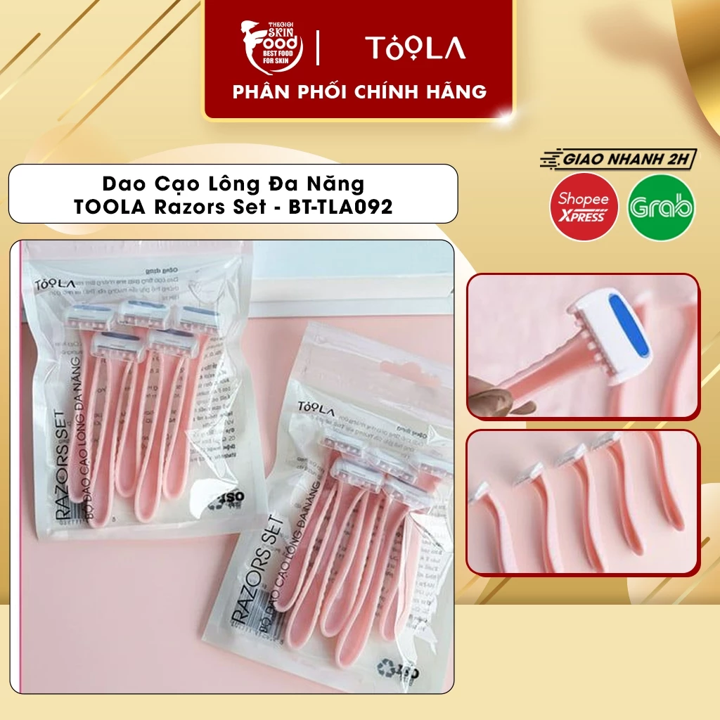 Dao cạo lông TOOLA đa năng  Razors Set - BT-TLA092 ThegioiSkinfood