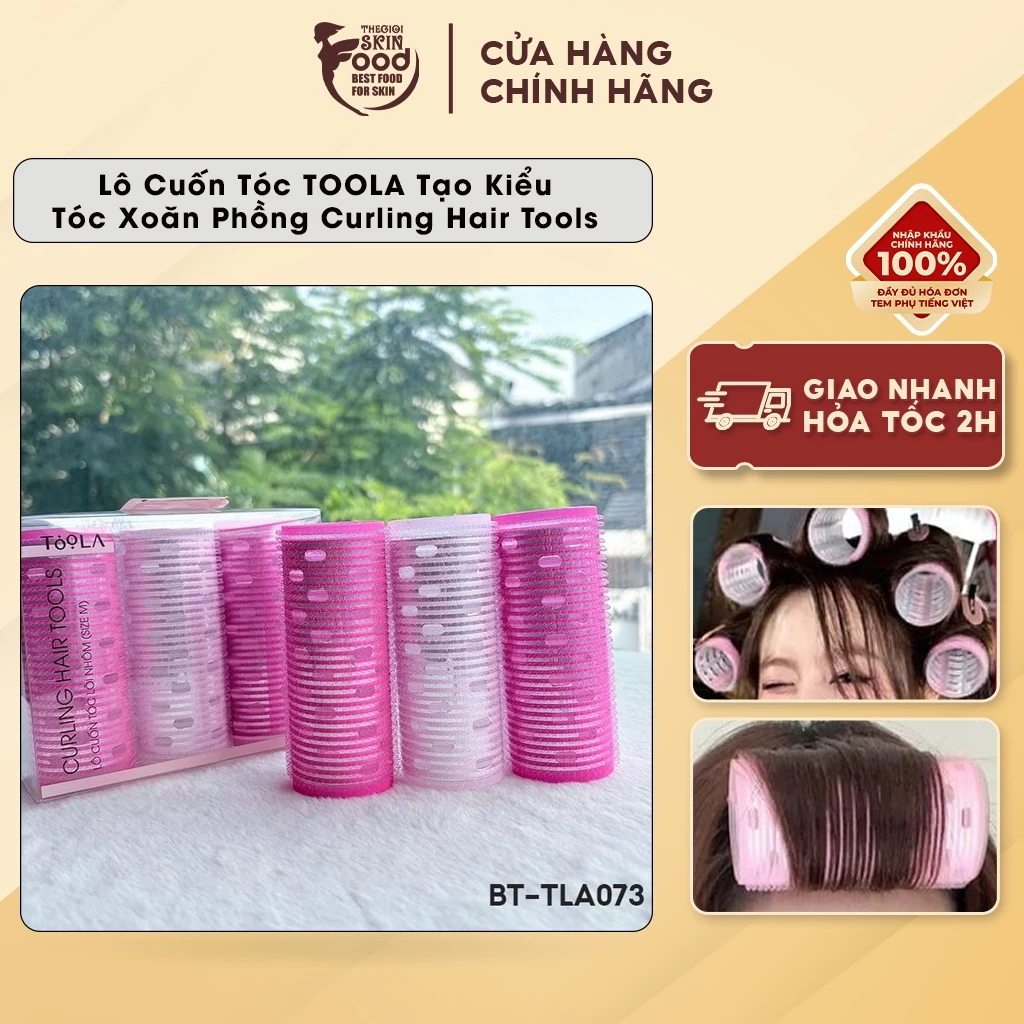 Lô Cuốn Tóc TOOLA Tạo Kiểu Tóc Xoăn Phồng Curling Hair Tools ThegioiSkinfood