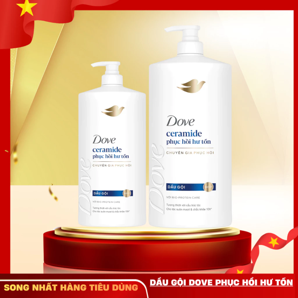 (Mẫu Mới ) Dầu gội Dove 640G-880G-1.4KG Phục Hồi Hư Tổn