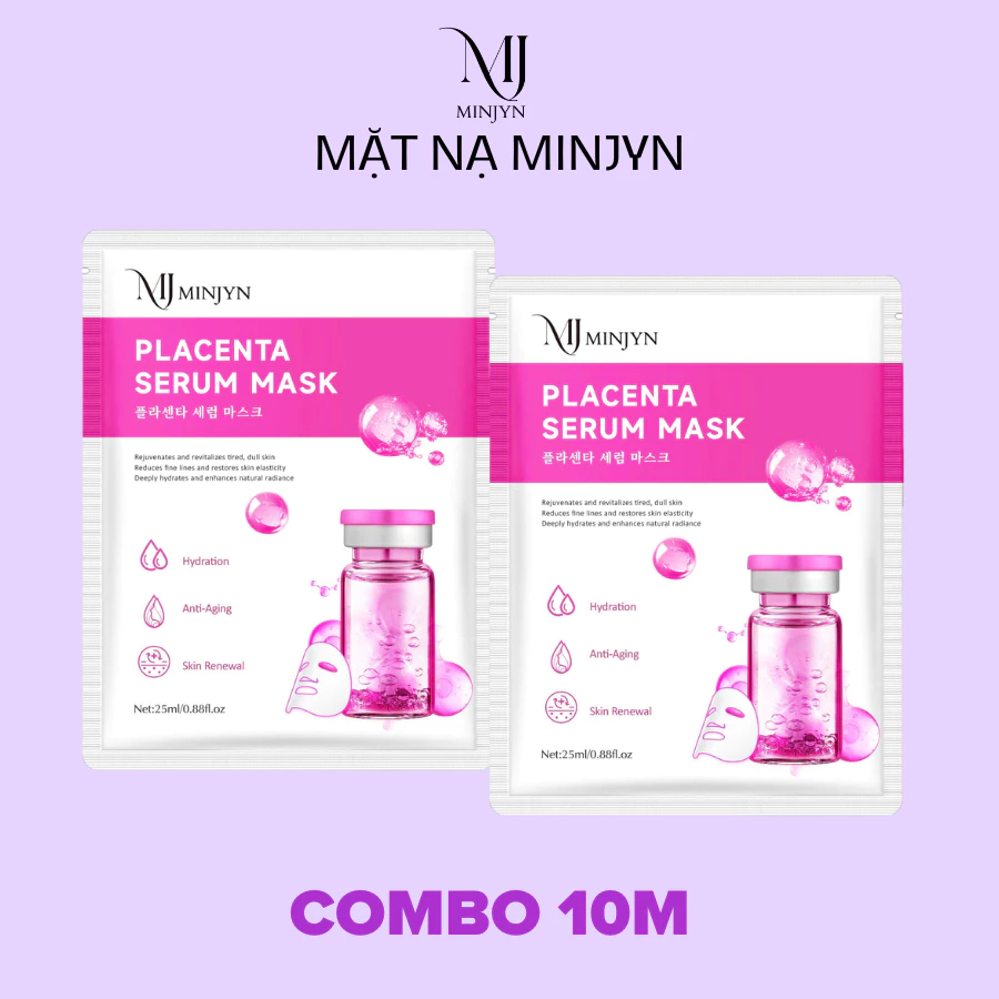 [COMBO 10] Mặt nạ nội địa Trung, Mặt nạ cấp ẩm mờ thâm giảm mụn phục hồi