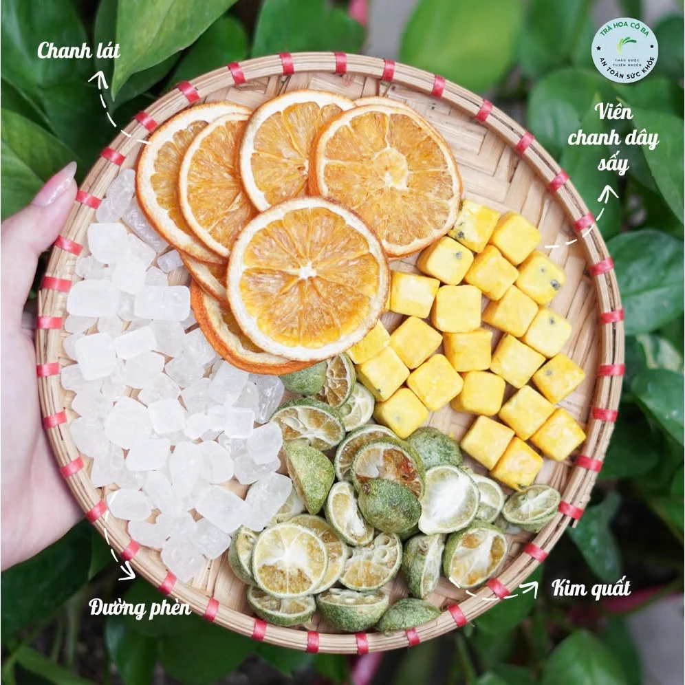 Trà Chanh Dây Kim Quất Trà Hoa Cô Ba, Nước Uống Trắng Da Triệu Lộ Tư Detox Chanh Leo Giải Nhiệt Mùa Hè, Thanh Lọc Cơ Thể
