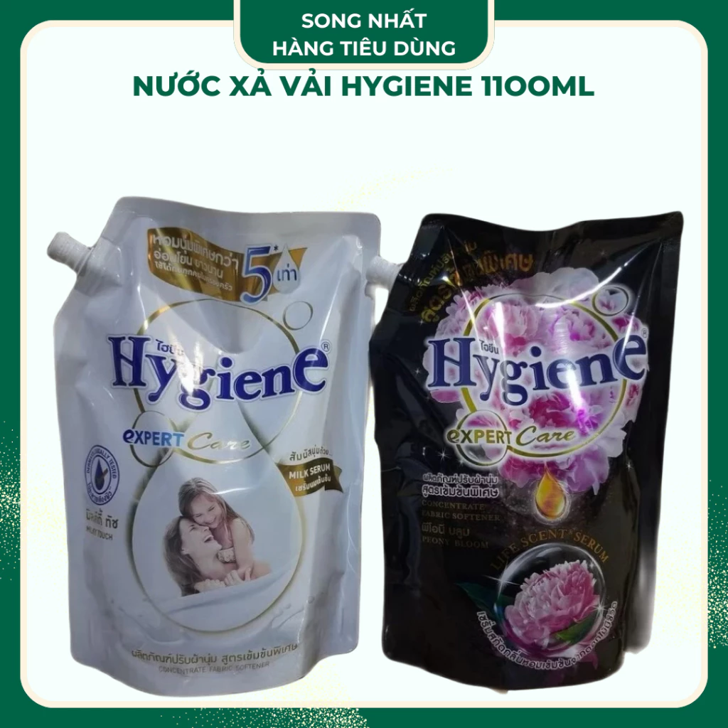 Nước xả vải,Quần,Áo Hygiene Đậm Đặc Thái lan 1100ml Cao cấp hương thơm tự nhiên bảo vệ sợi vải
