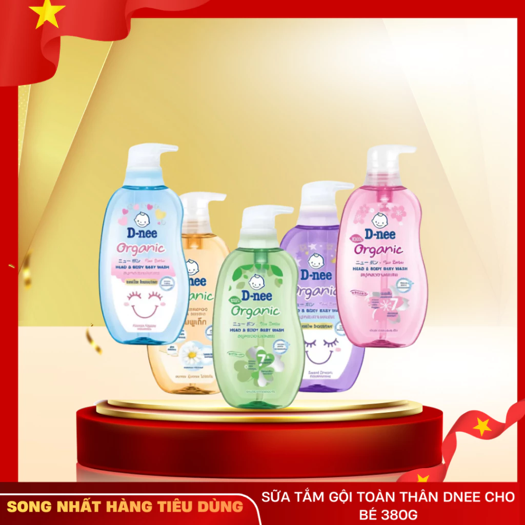 Sữa tắm gội toàn thân Dnee cho bé 380G