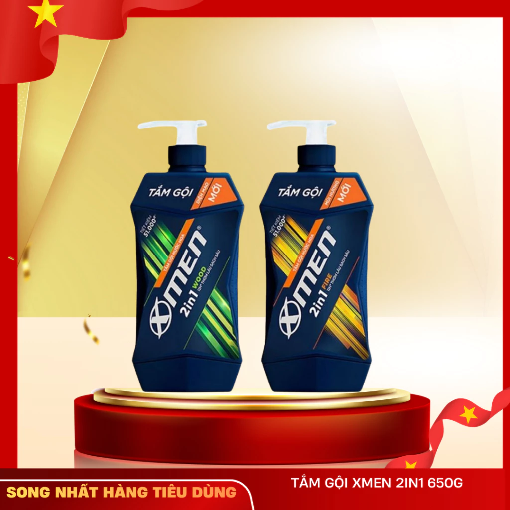 Tắm Gội XMen 2in1 650G HÀNG CHÍNH HÃNG CÔNG TY