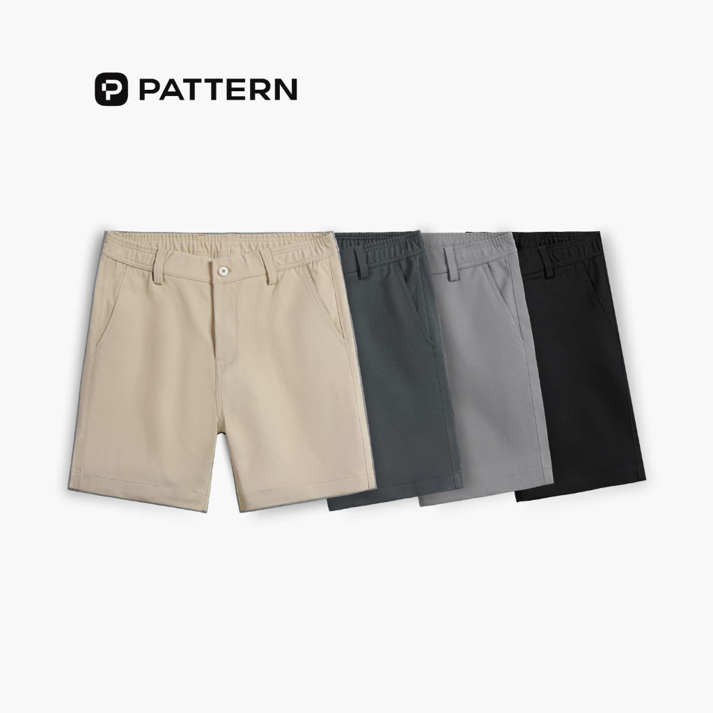 Quần Short Kaki V3 Pattern PQ046 Quần Vải Kaki Diamond