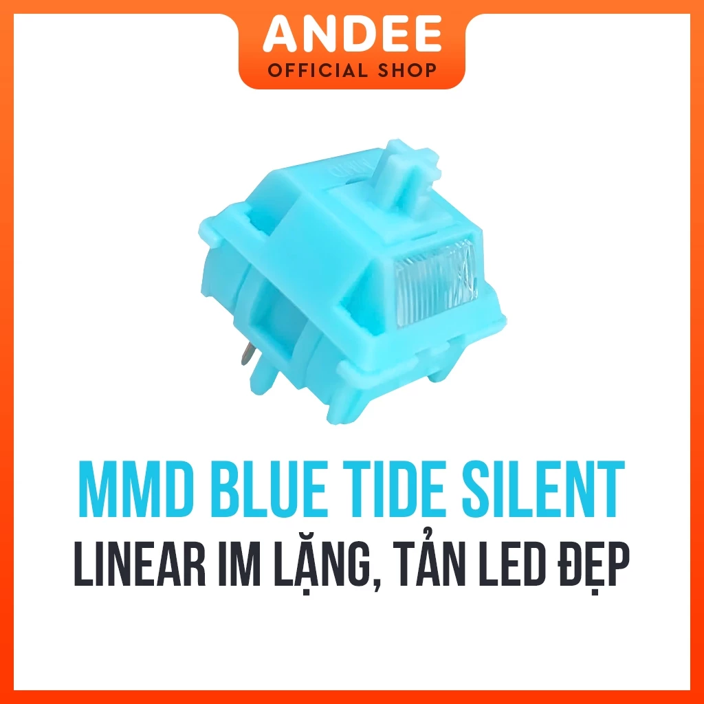 Switch MMD Blue Tide Silent bán lẻ công tắc phím cơ tuyến tính im lặng giá rẻ chất lượng cao