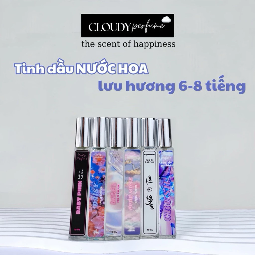 (10ml) TINH DẦU NƯỚC HOA LƯU HƯƠNG 8-12 TIẾNG 10ML