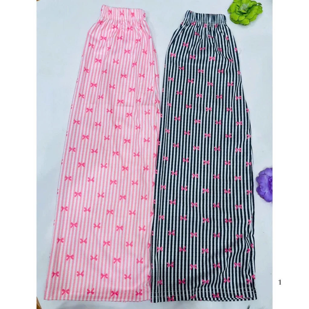 [14-44kg] ẢNH CHỤP THẬT Quần dài ống xuông dành cho bé gái mềm nhẹ, thoải mái mã Quần SÓNG.