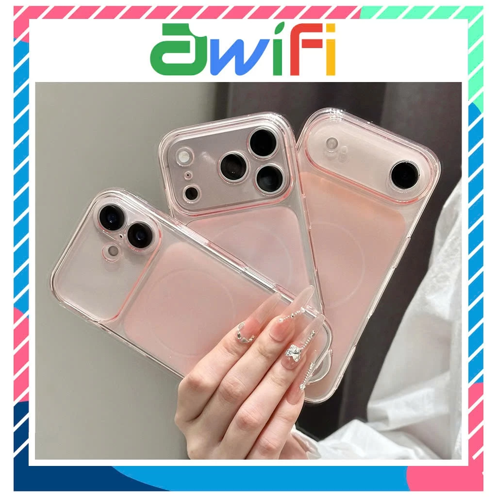 Ốp Lưng Iphone Silicon Dẻo Camera Nhám Mờ Nâng Cấp Lên IP 17 11/12/13/14/15/16/17/pro/max/plus/promax - Awifi X5-1