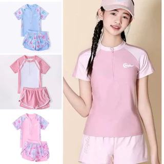 Đồ bơi bé gái áo ngắn tay quần đùi size 13-65kg, sét đồ bơi cho mẹ và bé, bikini bé gái size đại