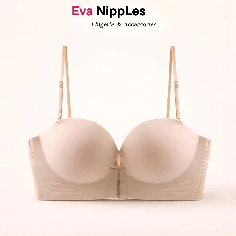 Áo Cúp Ngực Su EvaBra Mềm Mại Nâng Đẩy 4cm Tạo Khe Với Cài Trước 3 Móc Cài - 946