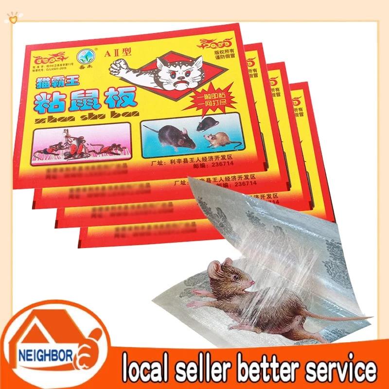 rẻ,Chuột Stick siêu mạnh dính chuột tấm Clip Puck bắt chuột keo gia đình bẫy chuột