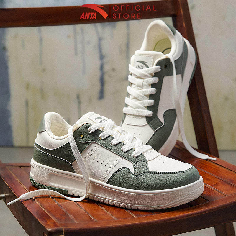ANTA Nam Sports Giày thể thao Sneakers Giày đế bằng basic nam nữ nhẹ đế bám sàn 1125E8012