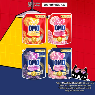 Nước giặt OMO Matic Hương Nước Hoa Comfort 4.1KG (túi)