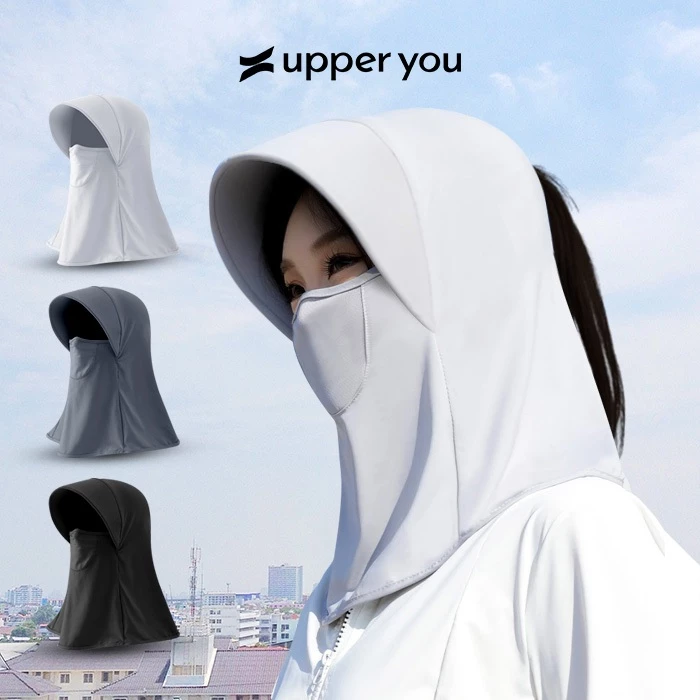 [TẶNG QUÀ ĐƠN 169K] Mũ Trùm Đầu Chống Nắng Nữ Đạt Chuẩn UPF50+ UPPER YOU Thoáng Khí Mịn Mát Mỏng Nhẹ - FM04