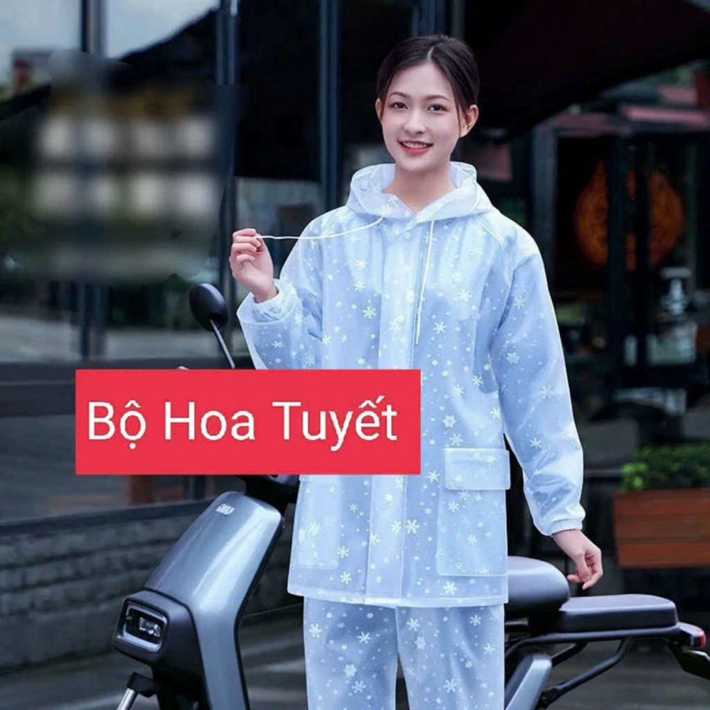 BỘ QUẦN ÁO mưa bông tuyết NAM-NỮ chống thấm cao cấp