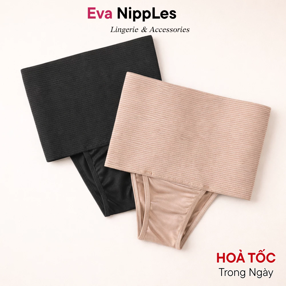 Quần Lót Nữ Nịt Bụng EvaBra Giảm Mỡ Bụng Dưới Tạo Eo Thon Gọn Nâng Mông Gợi Cảm - 036