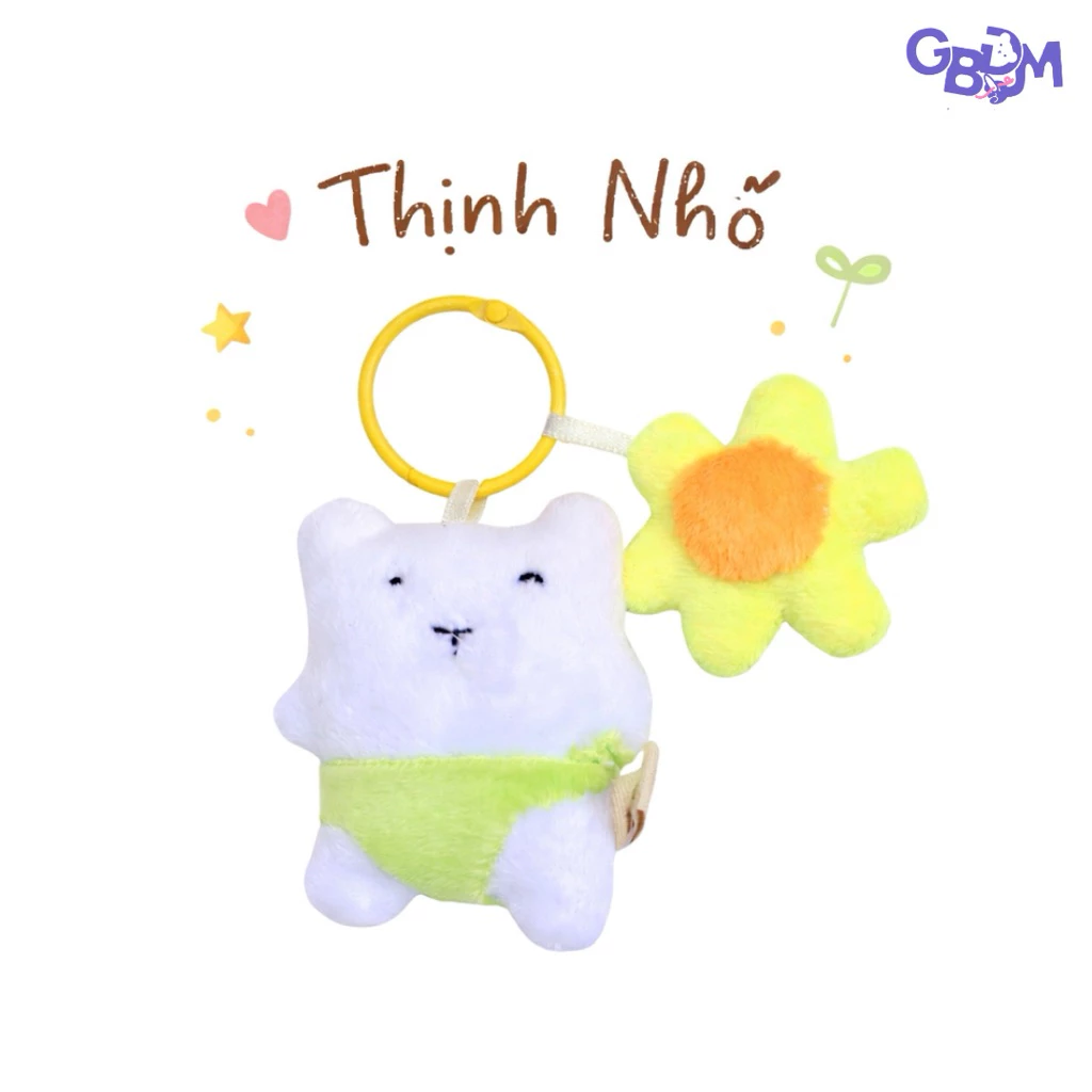 Móc Khoá Gấu Bông Đình May Thịnh Nhỏ