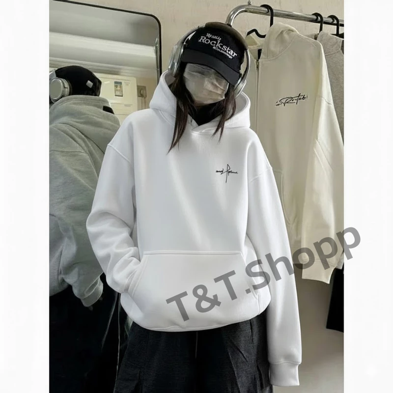 Áo Hoodie Nam Nữ  In Chữ Ký Form Rộng Unisex – Nỉ Dày Mịn, Có Mũ Dây Rút, Áo Khoác Hoodie Basic Thu Đông