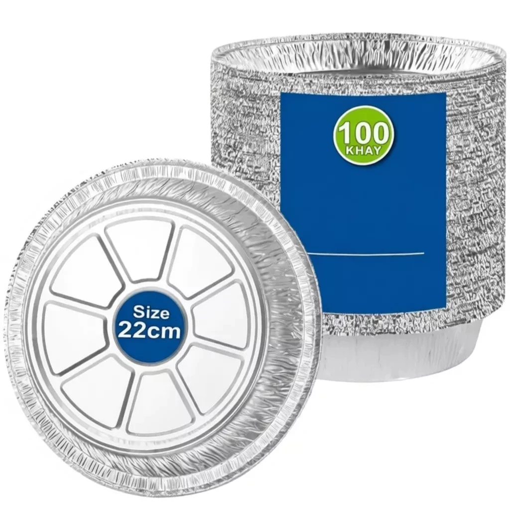 khay giấy bạc 22cm chống dính hiệu quả 30 cái lót nồi chiên không dầu an toàn tiện lợi