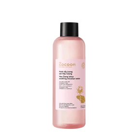 Nước Tẩy Trang Sen Hậu Giang Dịu Êm Cho Da Rất Nhạy Cảm Cocoon 500ml