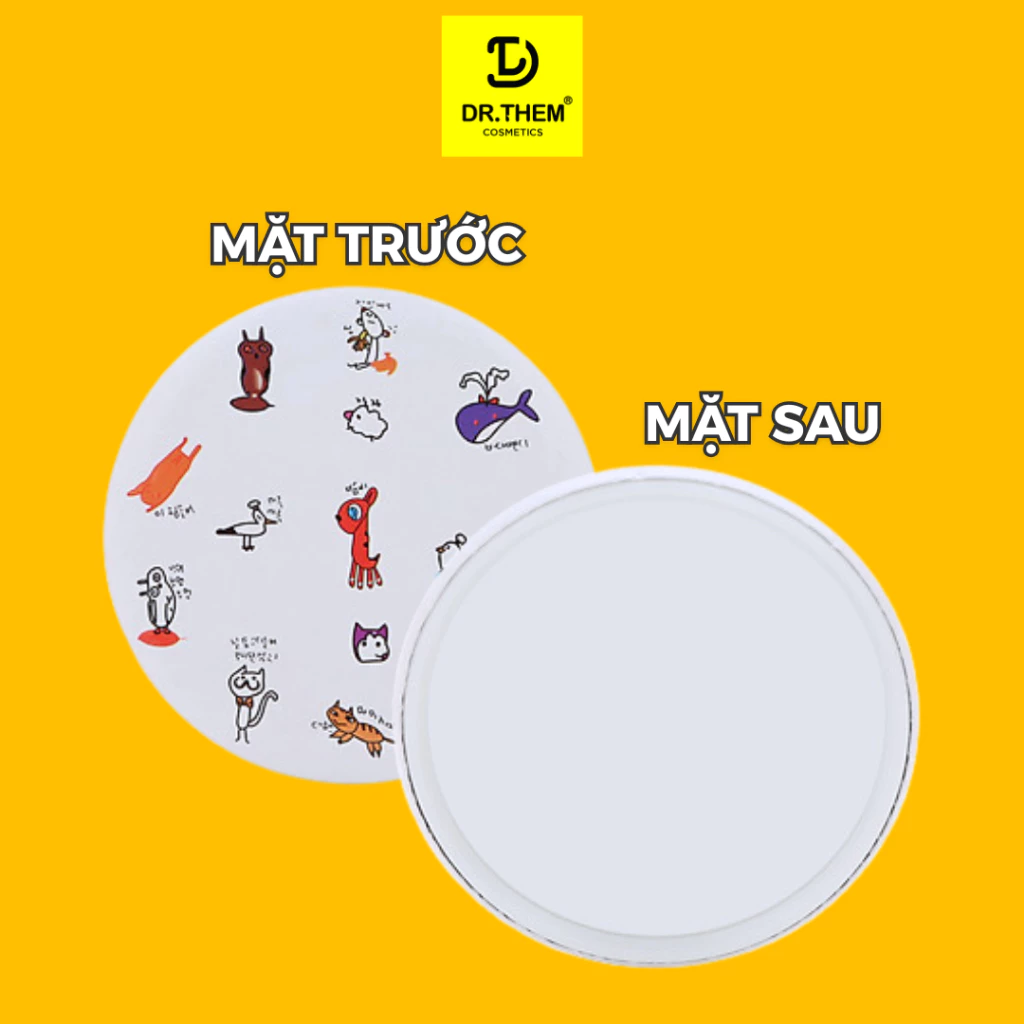 (GIFT) Quà Tặng Ziaja Gương Cầm Tay Trang Điểm