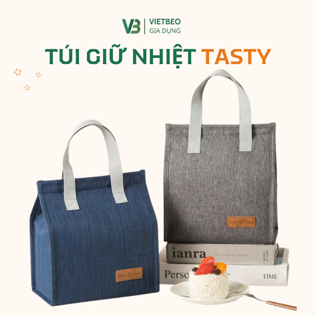 Túi Đựng Hộp Cơm Trưa DIDOOGLT Túi Giữ Nhiệt Cỡ Lớn Đa Năng Chống Nước Tiện Lợi