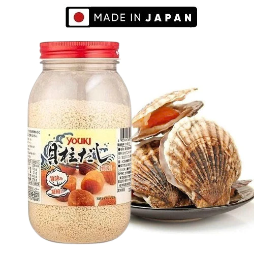 [MADE IN JAPAN] Hạt Nêm Dashi Youki 400G Chiết Xuất Cồi Sò Điệp Nhật Bản Cho Món Ngon Đậm Đà
