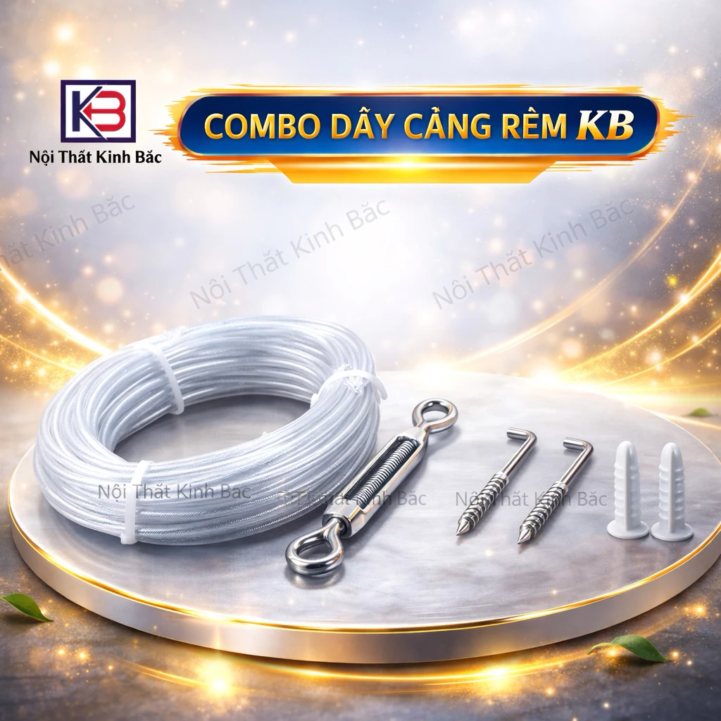 COMBO DÂY TREO RÈM CỬA , RIDO , DÂY PHƠI QUẦN ÁO CAO CẤP LOẠI 1