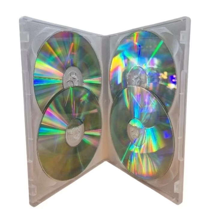 Vỏ Hộp Đựng 4 Đĩa DVD/ CD/ BLURAY Gấp Gọn – Bảo quản đĩa Game PS 1 2 3 4 5 Nintendo Xbox - Nhạc - Phim - Tài liệu