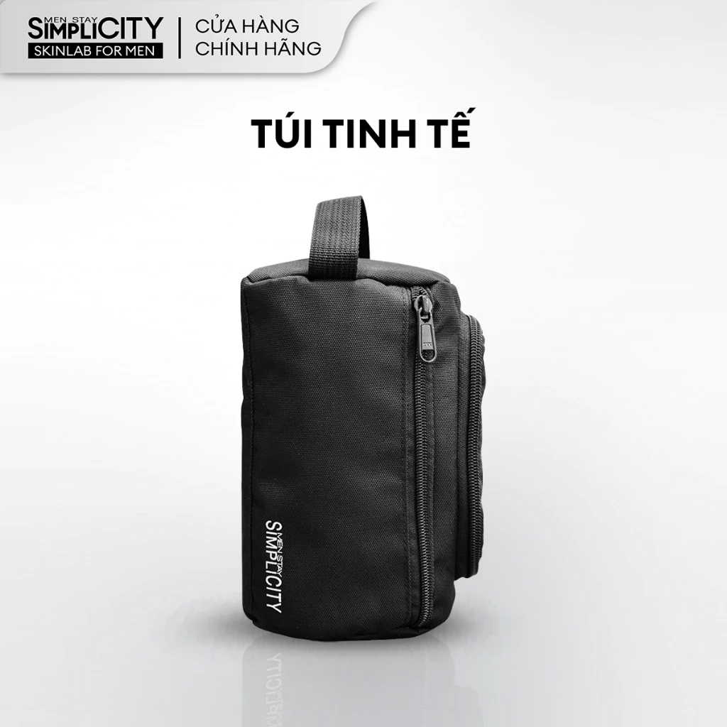 Túi du lịch tinh tế đựng đồ dùng cá nhân, mỹ phẩm, đi tập gym cho nam vải Polyester Oxford Men Stay Simplicity
