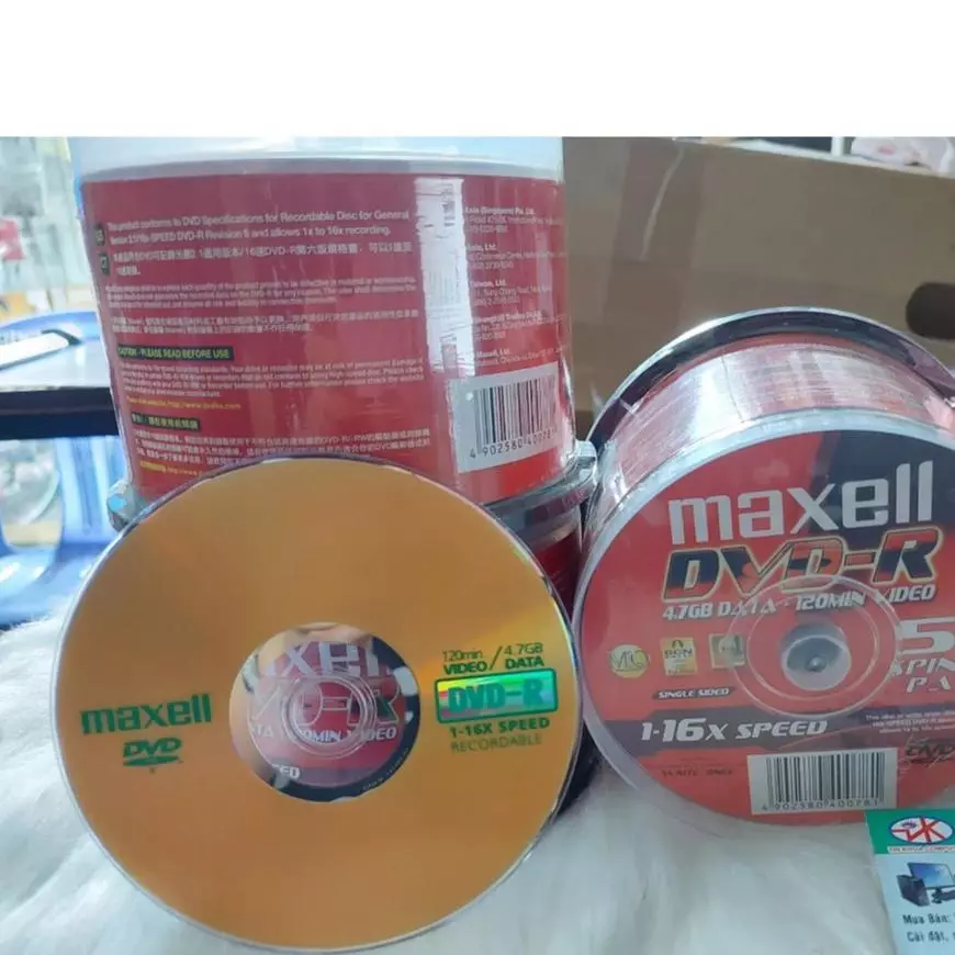 HỘP 50 ĐĨA TRẮNG DVD-R MAXELL  - NVNSTORE68