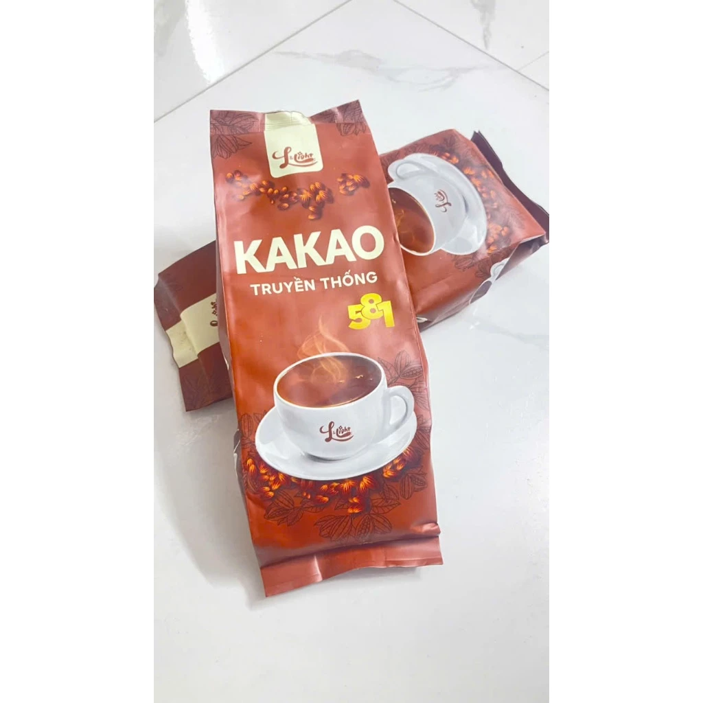 Bột Cacao Truyền Thống Nguyên Chất Cao Cấp, Giảm Cân, Đẹp Da - Túi 500g