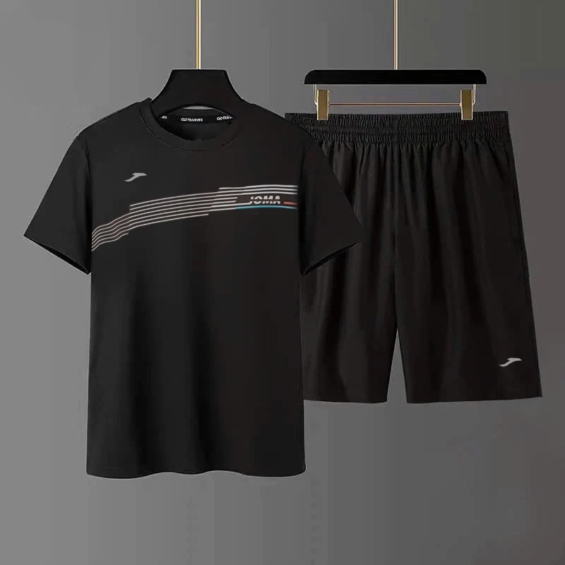 Bộ quần áo thể thao nam nữ S&M Fashion 30-120kg - Bộ đồ in chữ  thể thao tập gym chạy bộ thoáng khí không xù vải mã D30