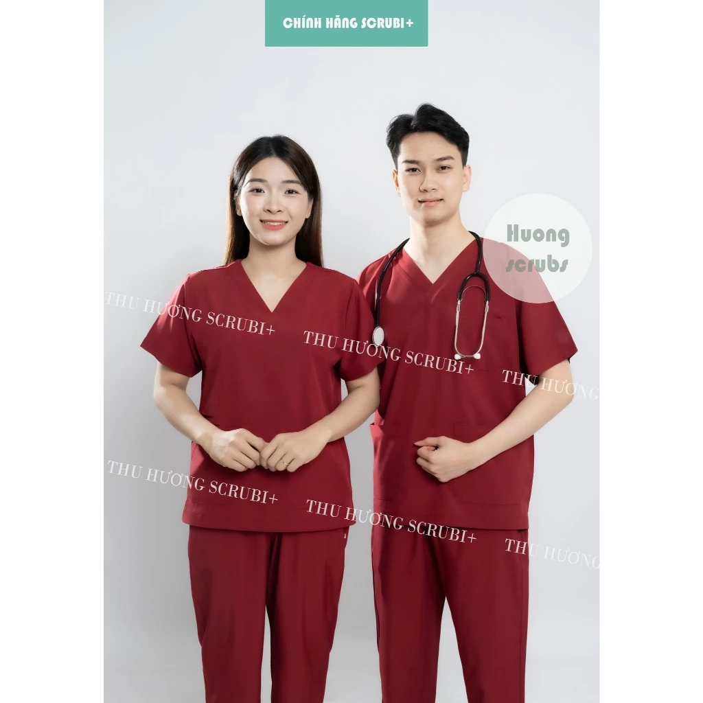 GIÁ XƯỞNG - Đồng phục Spa Vải Lon Co Giãn, Bộ quần áo y tế, Áo blue dược sĩ, Bộ Scrubs bác sĩ, Áo Blouse