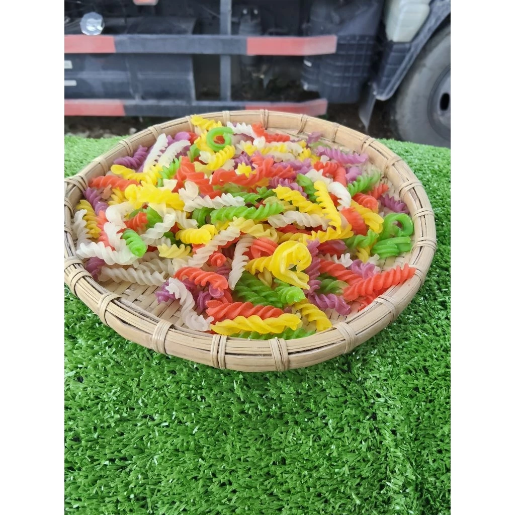 Nui xoắn Ngũ Sắc Bao 10kg -đặc sản sadec