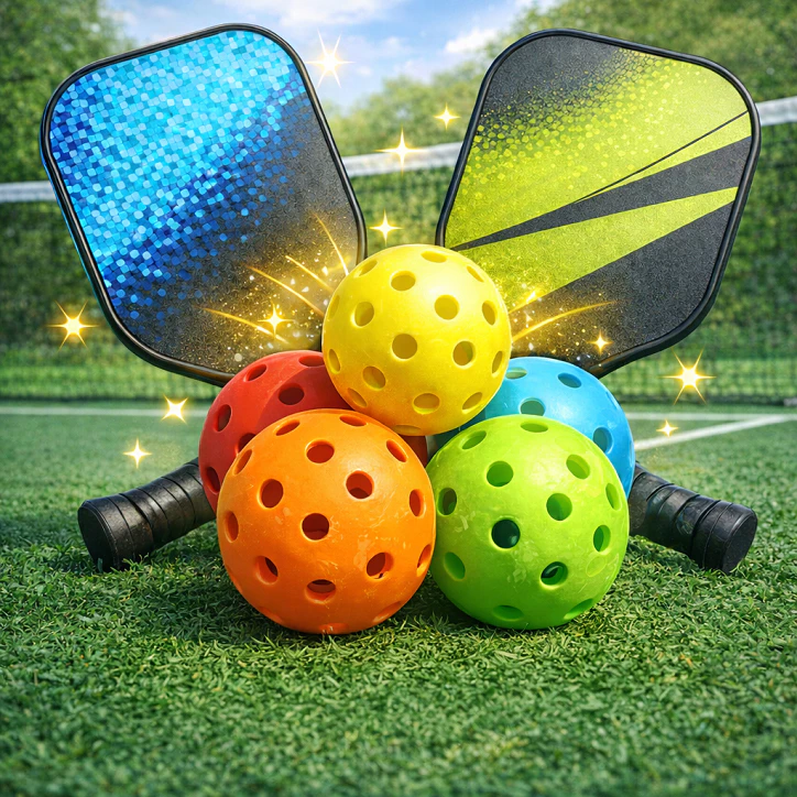 Bóng Pickleball nhiều màu chất lượng cao, độ bền tốt, banh pickleball phù hợp cho luyện tập thi đấu