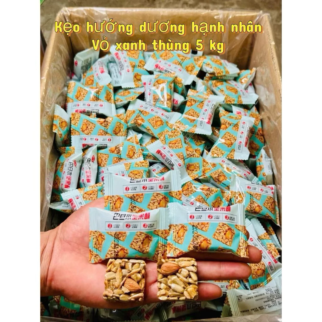 500gam kẹo hướng dương hạnh nhân ngon nhât