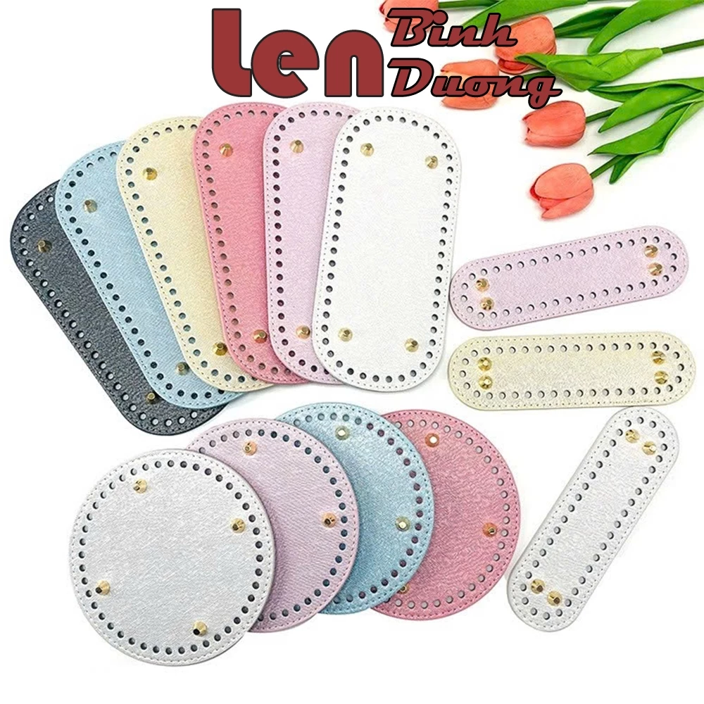 Đế Túi Kim Tuyến Handmade Đục Lỗ Sẵn (20x10cm / Tròn 15cm / 18x5cm)