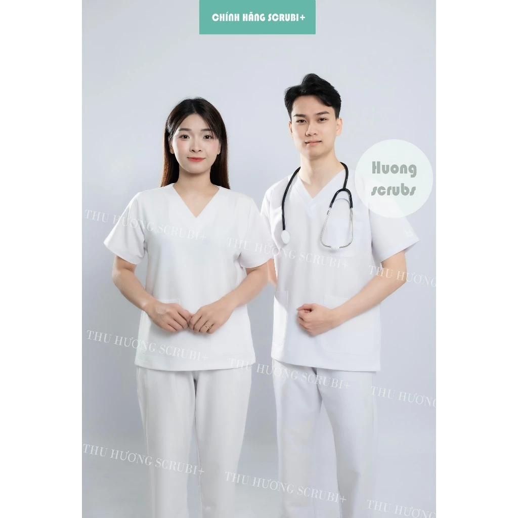 Bộ Scrubs COTTON CAO CẤP bác sĩ, bộ Spa nữ, đồng phục Spa, phòng khám,mầm non, đồng phục bệnh viện
