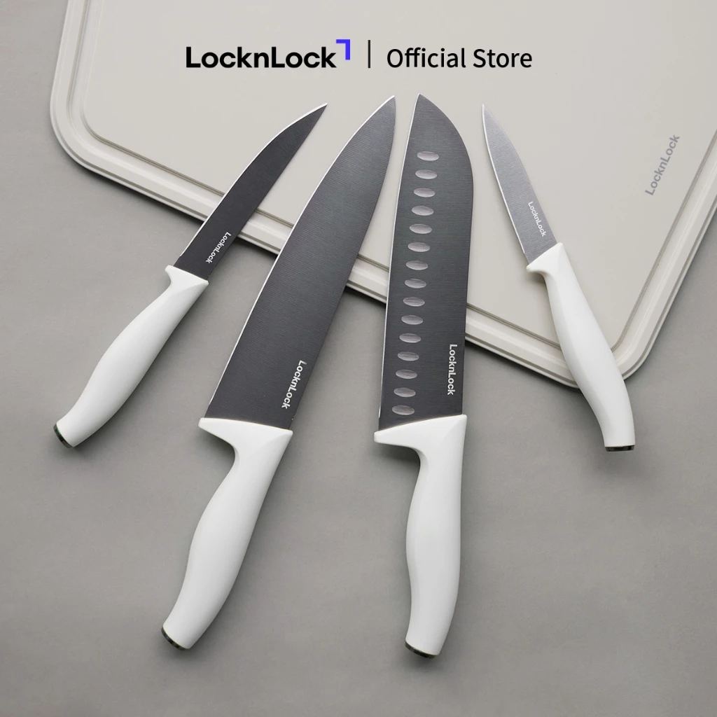 Dao Nhà Bếp LocknLock CKK926WHT, CKK927WHT, CKK928WHT, CKK929WHT, Hàng Chính Hãng - T2CMALL