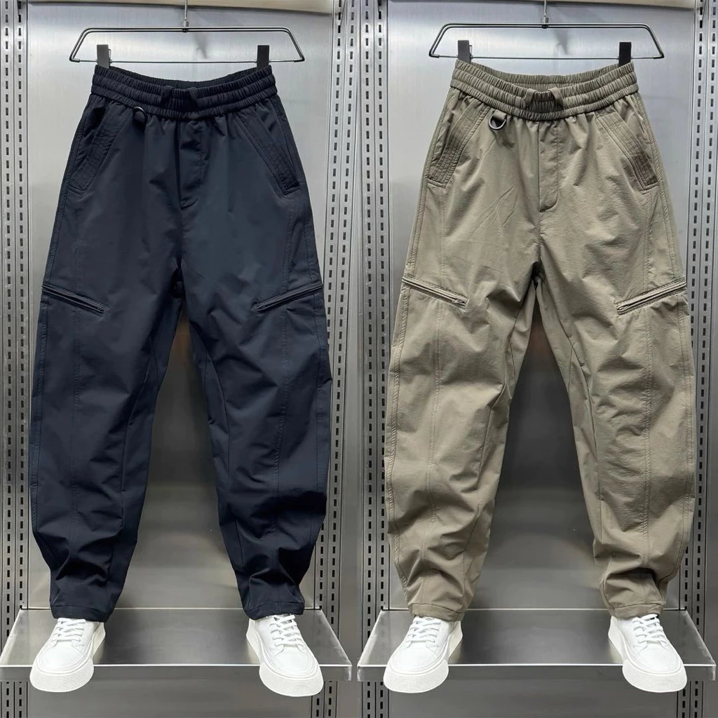 Quần Jogger Nam Thể Thao Túi Hộp Khóa Kéo – Quần Dài Nam Form Rộng Phong Cách Streetwear