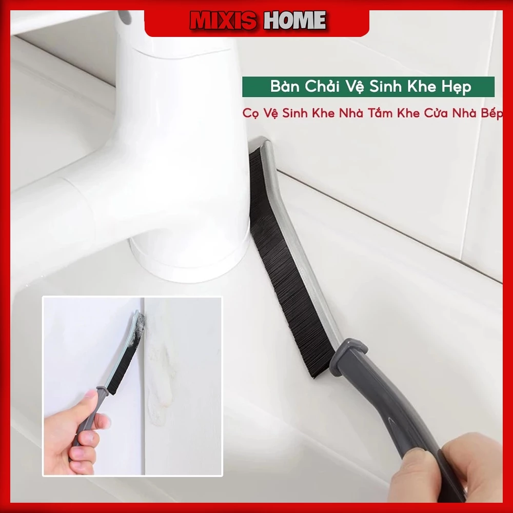 Bàn Chải Vệ Sinh Khe Hở Góc Rãnh Đa Năng Cọ Vệ Sinh Bồn Rửa Chén, Khe Nhà Tắm, Khe Cửa, Nhà Bếp - GD175