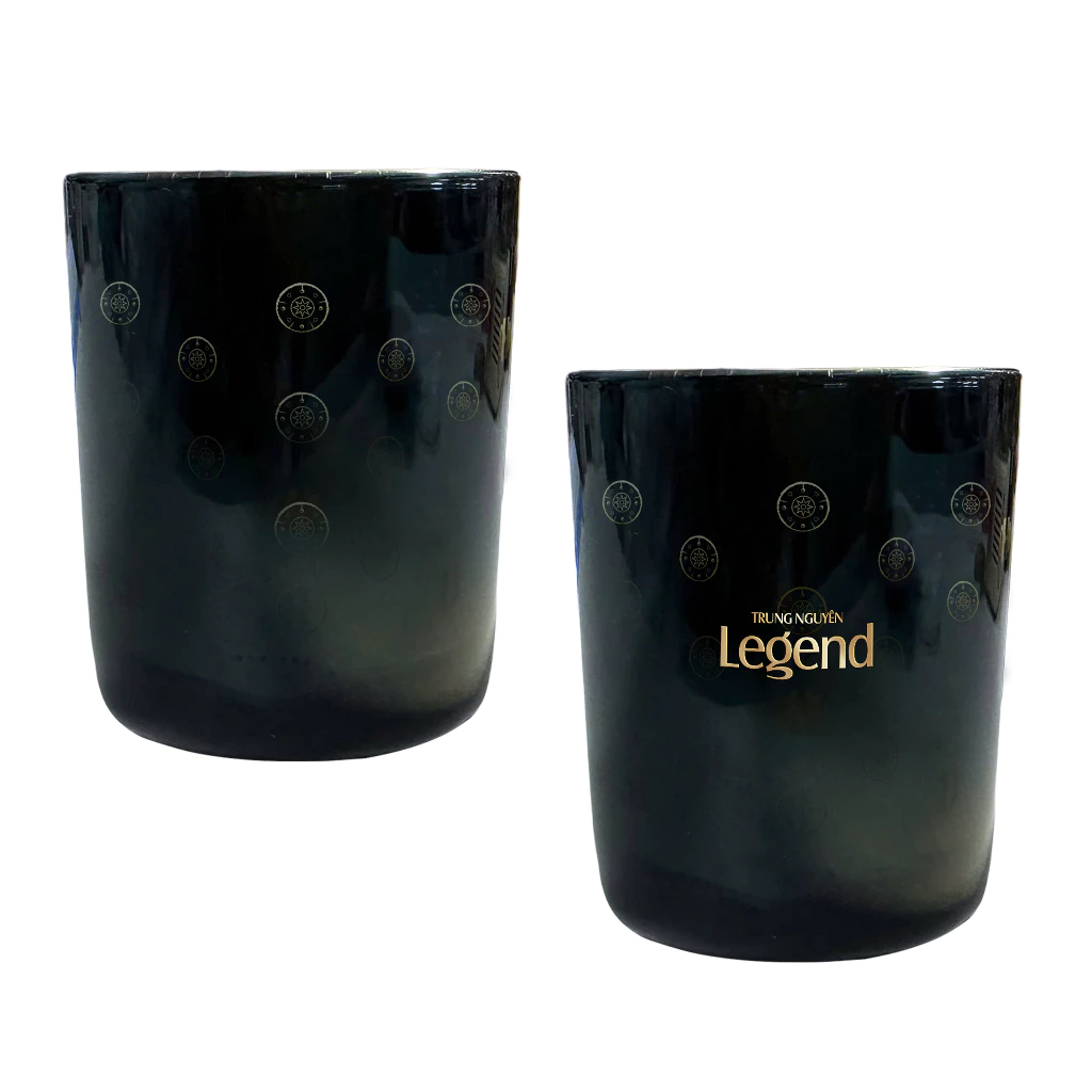Trung Nguyên Legend - Nến thơm Cà phê 4oz Hương Cà Phê Hộp có hoa văn - Hũ 113g