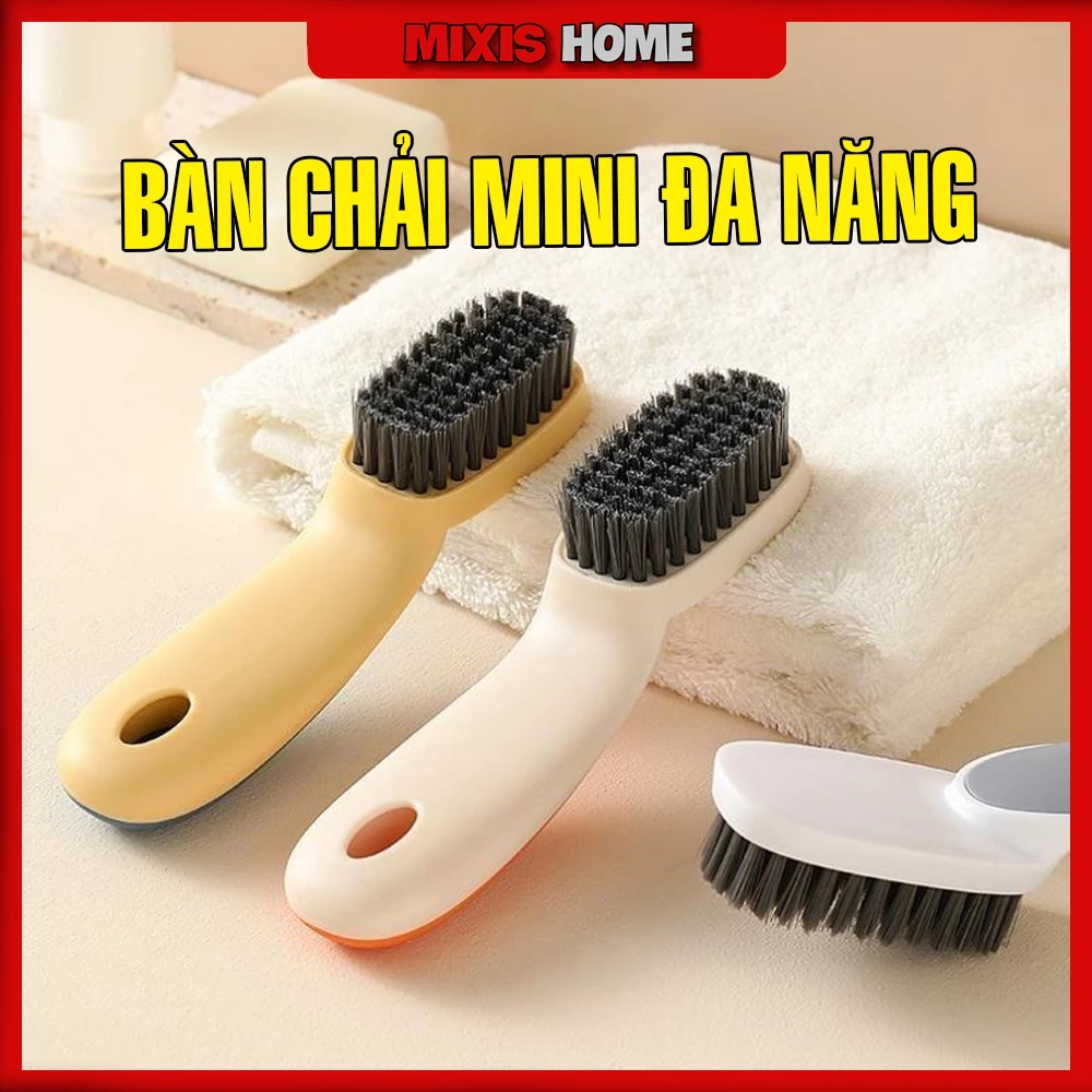 Bàn Chải Mini Đa Năng, Cây Cọ Giày, Nhà bếp, Nhà Tắm Tay Cầm Bo Tròn Công Thái Học Cầm Tay Nhỏ Gọn Tiện Lợi - GD221